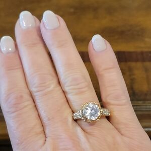 Elegant Gold and Silver Ring